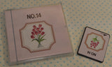 BROTHER Embroidery Design Card - No. 14 Large Floral (pre-owned)