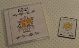 BROTHER Embroidery Design Card - No. 21 Cross Stitch & Redwork Designs (pre-owned)