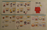 BROTHER Embroidery Design Card - No. 26 Snoopy/Peanuts (pre-owned) FOR DISNEY MACHINES ONLY