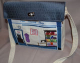 'THE SEWING SHOP' Shoulder Bag Embroidery Design Collection-LARGE SIZE for Brother/Babylock (Download)