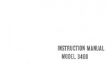 Riccar Model 3400 Instruction Manual (Download)