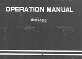TOYOTA 1850 Instruction Manual (Printed)