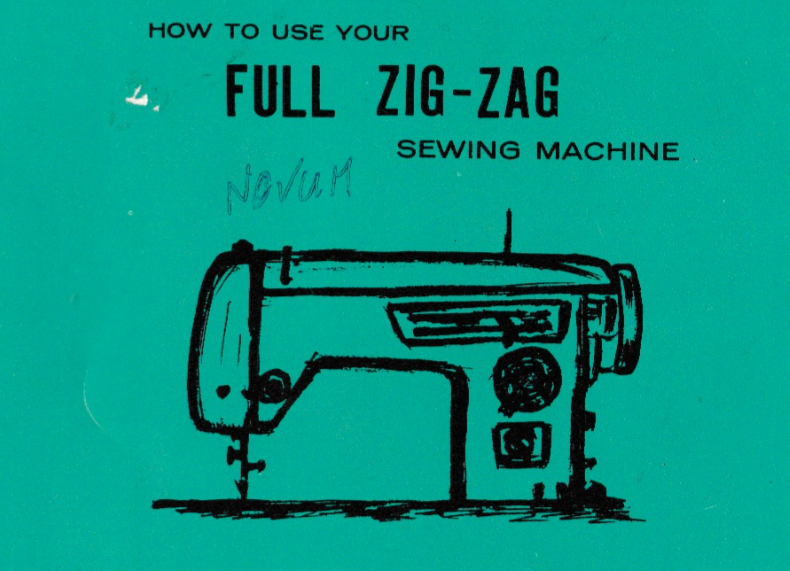 Deluxe Zig Zag Sewing Manual SZA-511 F Instructions PDF - I Fix Machines