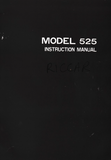 RICCAR Reliant 525 Instruction Manual (Download)
