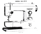 CROWN POINT Models SZA-705-F, SZA-707-F, SZA-708-F & SZA-708-F-BH Instructions (Printed)