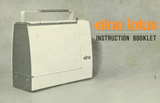 ELNA Lotus ZZ Instruction Booklet & Sewing Guide (Download)