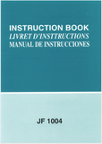 Janome JF1004 Instruction Manual (Download)