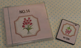 BROTHER Embroidery Design Card - No. 14 Large Floral (pre-owned)