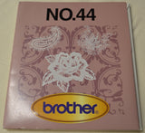 BROTHER Embroidery Design Card No. 44 Free Standing Lace
