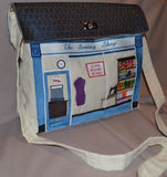 "THE SEWING SHOP" Shoulder Bag Machine Embroidery Collection-SMALL SIZE for Brother/Babylock (Download)
