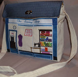 THE SEWING SHOP SHOULDER BAG-Embroidery Design Collection & Pattern Medium Size, For Brother & Babylock Machines