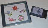 JANOME Embroidery Card No. 122 - GOBELIN STITCH FLORAL