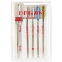 ORGAN Sewing Machine Needles Multi Pack of 5  Assorted