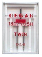 ORGAN Sewing Machine Needles Twin 100/6