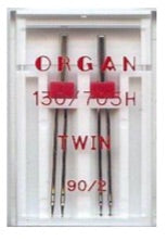 ORGAN Sewing Machine Needles Twin 90/2