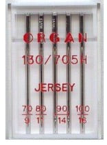 ORGAN Sewing Machine Needles Jersey Assorted