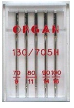 ORGAN Sewing Machine Needles Universal Assorted (size 70/9 to 100/16)