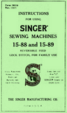 SINGER 15K88, 15K89 & 15K90 Instruction Manual (printed copy)