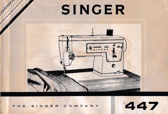 SINGER 447K Instruction Manual (printed copy)
