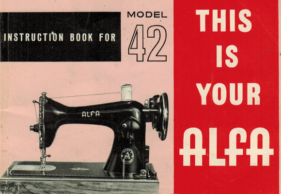 ALFA Model 42 Instruction Manual (Printed)