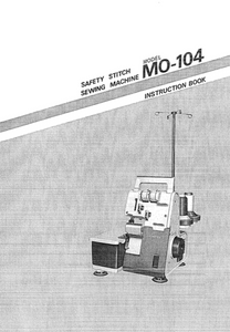JUKI MO-104 Instruction Manual (Download)