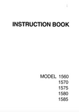 NEW HOME 1560,1570,1575,1580,1585 INSTRUCTION MANUAL (Download)