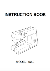 NEW HOME 1550 INSTRUCTION MANUAL (Printed)