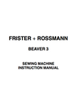 Frister + Rossmann Beaver 3 Instruction Manual (Download)