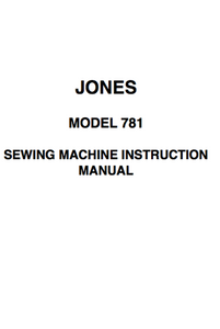 Jones 781 Instruction Manual (Printed)