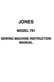 Jones 781 Instruction Manual (Printed)