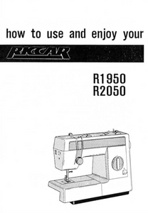 Riccar Model 1950 & 2050 Instruction Manual (Printed)
