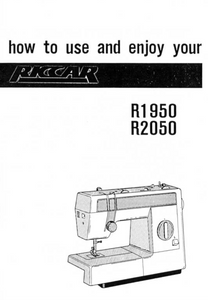 Riccar Model 1950 & 2050 Instruction Manual (Download)