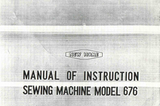 NEW HOME 676 Instruction Manual (Download)