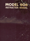 Riccar Model 606 Instruction Manual (Download)