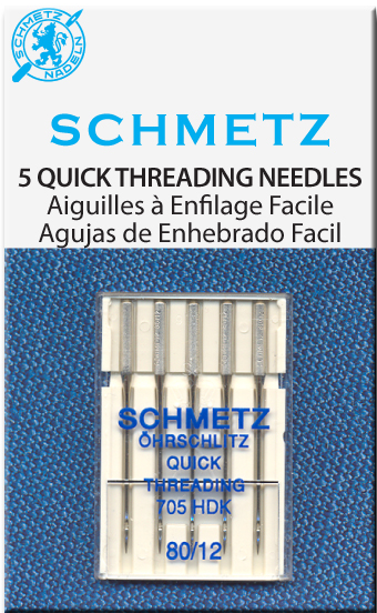 Schmetz Sewing Machine Needles Quick Threading size 90(14)