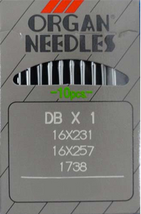 ORGAN Sewing Machine Needles Round Shank DBx1 Size 90/14 Pack of 10