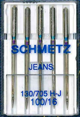 Schmetz Sewing Machine Needles Jeans Size 100(16)