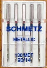 Schmetz Sewing Machine Needles Metallic Size 90(14)