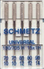 Schmetz Sewing Machine Needles Universal Size 90(14)