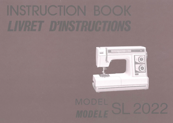 NEW HOME SL2022 Instruction Manual (Printed)
