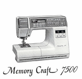 NEW HOME Memorycraft 7500 Instruction Manual (Download)