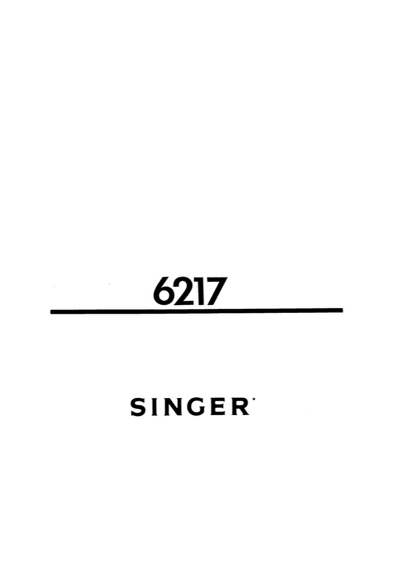SINGER Samba 6 Instruction Manual (printed copy)