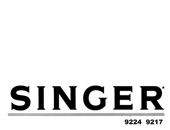 SINGER Concerto 3 Instruction Manual (Download)