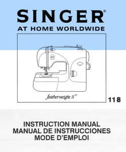 SINGER Featherweight II (118) Instruction Manual (Download)
