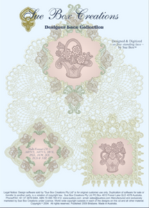 SUE BOX Designer Lace Embroidery Design Collection - Multi Format CD.