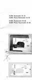 ELNA Models - CI 41, CI 43, CI 62 & CI 64 Sewing Machine Instruction Manual (Printed)