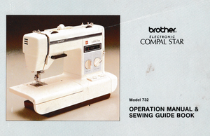 BROTHER Compal Star Model 732 (Convertible) Instruction Manual (Download)