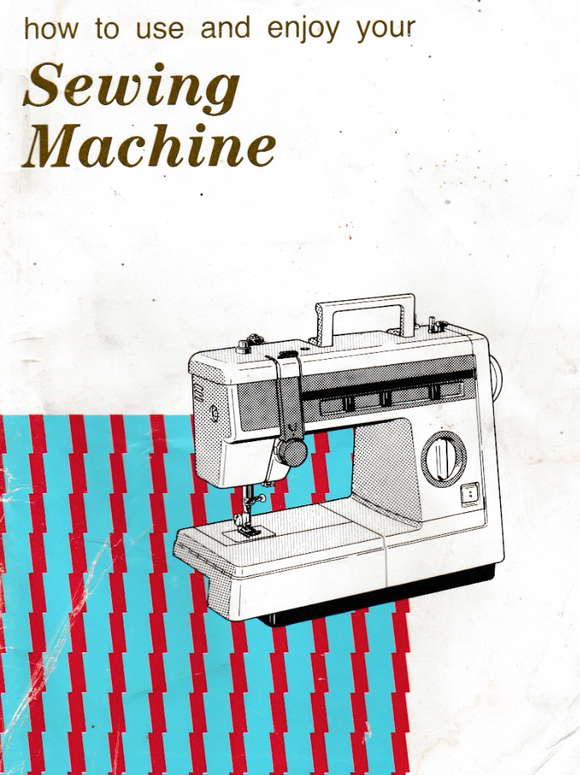 JONES or BROTHER Model VX 855, VX 857, VX880 & VX883 Sewing Machine  Instruction Manual (Printed)