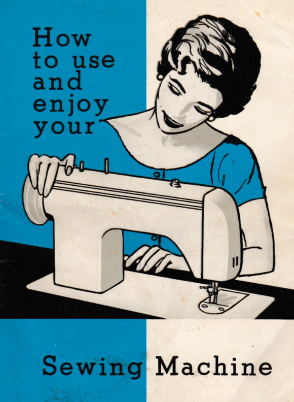JONES BROTHER Model 881 Sewing Machine  Instruction Manual (Printed)