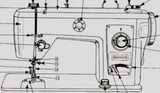 JONES BROTHER Model 881 Sewing Machine  Instruction Manual (Download)